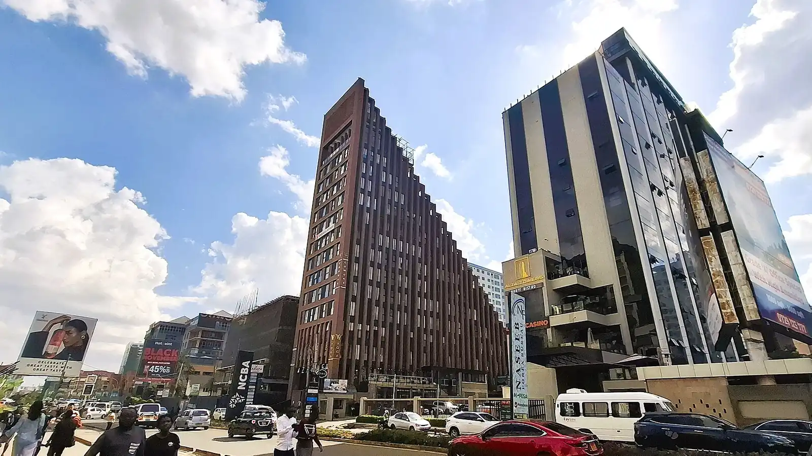 Mixed residential and commercial development on Ring Road Kilimani in Nairobi